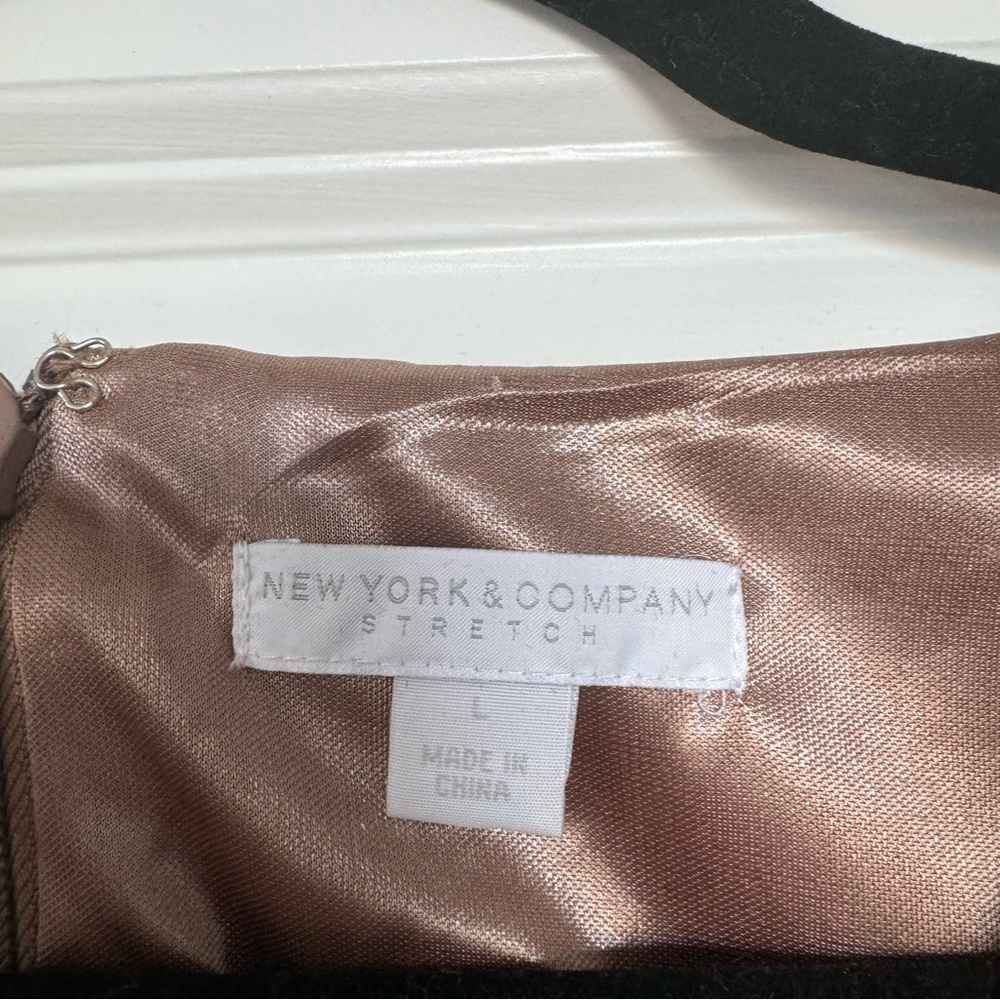 New York & Company Tan Midi Dress - Picture 4 of 5